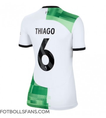Liverpool Thiago Alcantara #6 Replika Bortatröja Damer 2023-24 Kortärmad